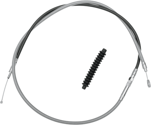 DRAG SPECIALTIES - 0652-1493 - High-Efficiency Braided Stainless Steel Clutch Cable - 68-15/16"