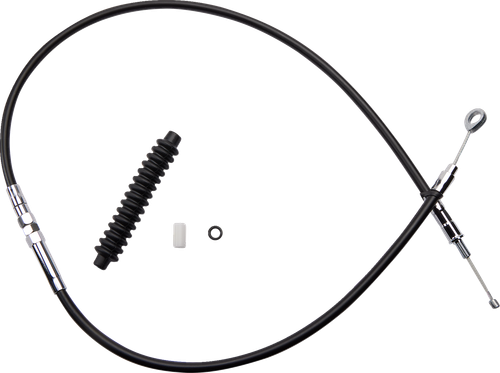 DRAG SPECIALTIES - 0652-1507 - High-Efficiency Black Vinyl Clutch Cable - 48"