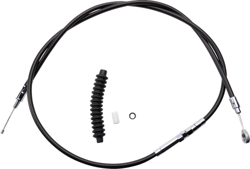 DRAG SPECIALTIES - 0652-1531 - High-Efficiency Black Vinyl Clutch Cable - 61"