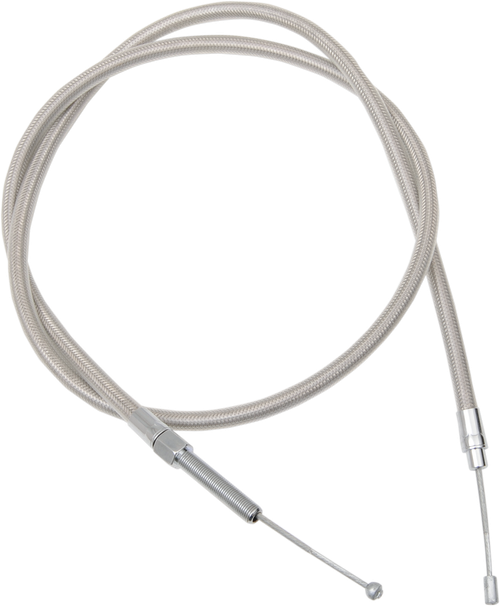 DRAG SPECIALTIES - 0652-1534 - High-Efficiency Braided Stainless Steel Clutch Cable - 50"