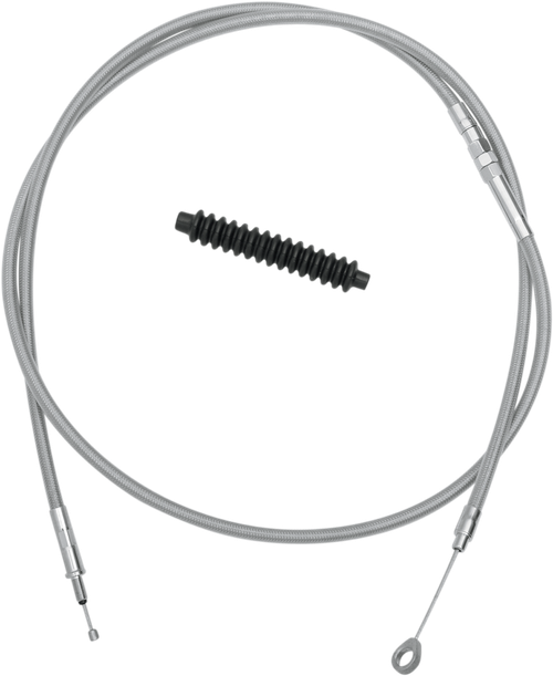 DRAG SPECIALTIES - 0652-1562 - High-Efficiency Braided Stainless Steel Clutch Cable - 80"