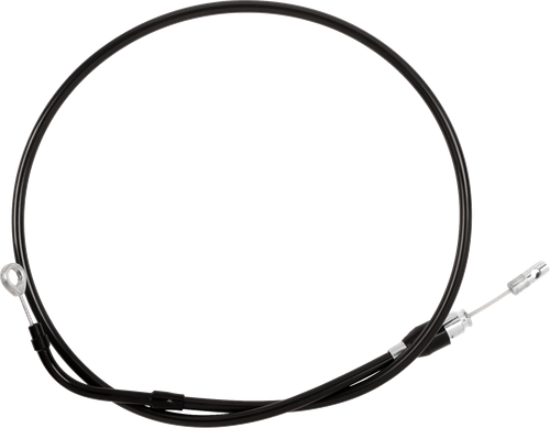 DRAG SPECIALTIES - 0652-2891 - Quick Connect Clutch Cable - Upper - Bent Tube - 49" - Black/Black