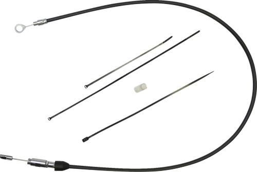 DRAG SPECIALTIES - 0652-3061 - Quick Connect Clutch Cable - Upper - 35" - Black/Chrome