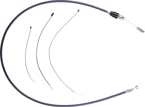 DRAG SPECIALTIES - 0652-3199 - Quick Connect Clutch Cable - Upper - 41" - Black/Chrome