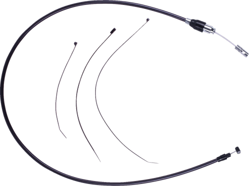 DRAG SPECIALTIES - 0652-3256 - Quick Connect Clutch Cable - Upper - 39" - Black/Black