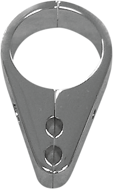 DRAG SPECIALTIES - 0658-0033 - Cable Clamp - Dual Throttle/Idle - 1-1/4" - Chrome