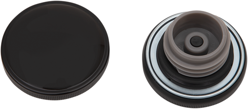 DRAG SPECIALTIES - 0703-0817 - Screw-In Gas Cap - Vented - Right - Gloss Black