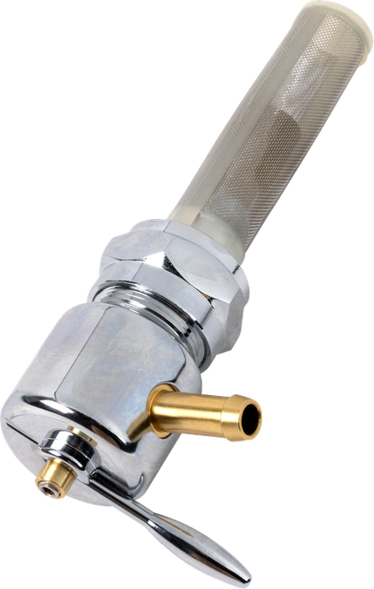 DRAG SPECIALTIES - 0705-0119 - Fuel Petcock - Forward Facing - Chrome