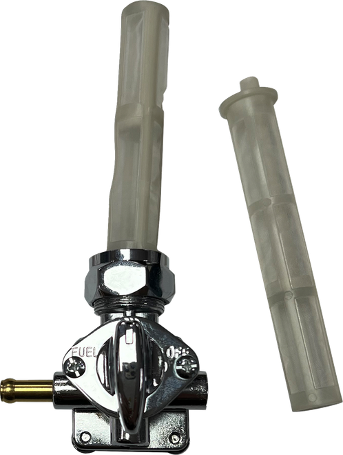 DRAG SPECIALTIES - 0705-0555 - Petcock - Vacuum - Left Outlet - Chrome