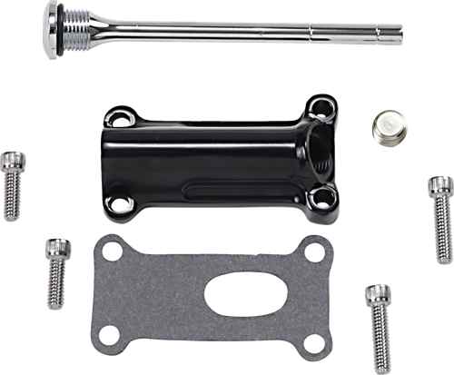 DRAG SPECIALTIES - 0710-0257 - Engine Oil Spout Kit - Black - 99'-01' Touring