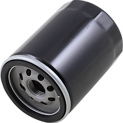 DRAG SPECIALTIES - 0712-0643 - Oil Filter with Nut - Black - M8
