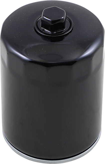 DRAG SPECIALTIES - 0712-0643 - Oil Filter with Nut - Black - M8