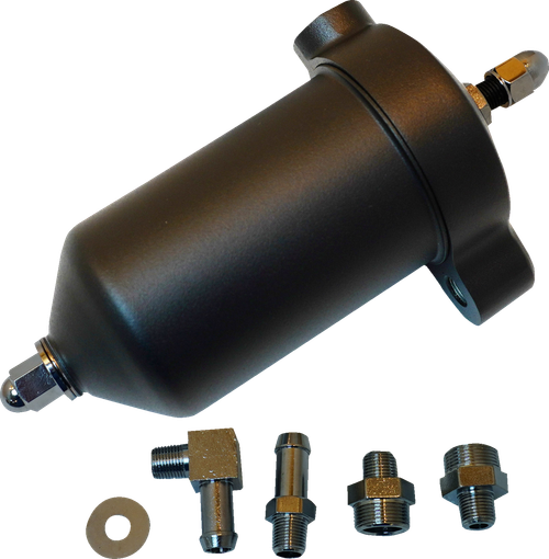 DRAG SPECIALTIES - 0712-0659 - Oil Filter Assembly - Black