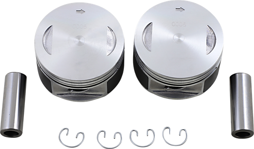 DRAG SPECIALTIES - 0911-0042 - Piston Kit - 3.750" +0.005" - 88" Motor - Twin Cam