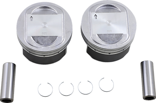 DRAG SPECIALTIES - 0911-0047 - Pistons - Big Bore - 3.875" +0.010" - 95" Twin Cam