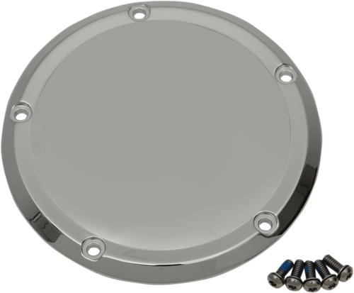 DRAG SPECIALTIES - 1107-0489 - Derby Cover - Chrome - 5 Hole - '15-'25 Harley-Davidson