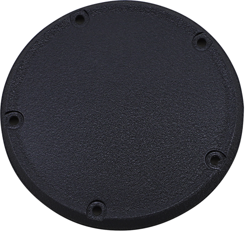 DRAG SPECIALTIES - 1107-0661 - Derby Cover - Wrinkle Black - 5 Hole - '18-'25 Softail