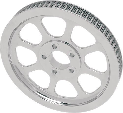 DRAG SPECIALTIES - 1201-0003 - Chrome Rear Belt Pulley - 70 Tooth - '00-'05 FXST, '00-'06 FLST