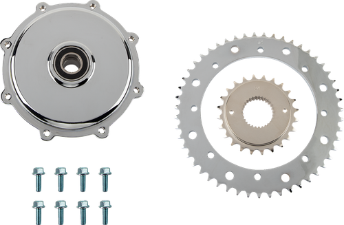 DRAG SPECIALTIES - 1210-2662 - Conversion Sprocket Kit - Chrome - '09-'16