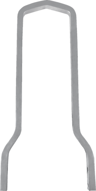 DRAG SPECIALTIES - 1501-0770 - Square Sissy Bar - Chrome - 12.5" H x 7.5" W