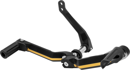 DRAG SPECIALTIES - 1602-1673 - Heel/Toe Shifter Designed by Gilles - Adjustable - Black/Gold