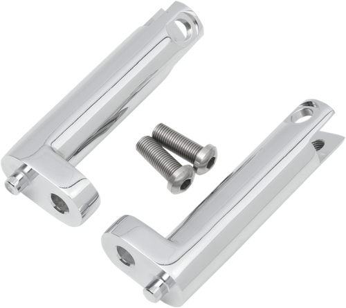DRAG SPECIALTIES - 1620-1056 - Passenger Foot Peg Mount - Chrome - FLH/FLT