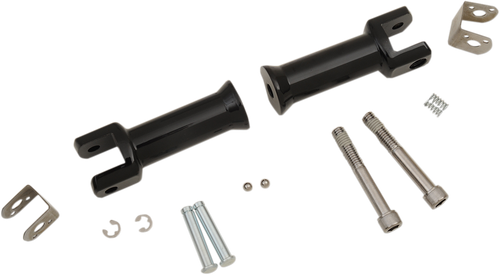 DRAG SPECIALTIES - 1620-1785 - Passenger Peg Mount - Black - Softail