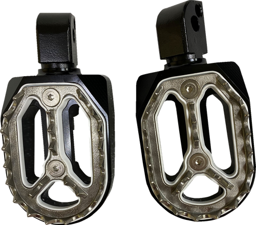 DRAG SPECIALTIES - 1620-2483 - Qualifier Foot Pegs - Black - Passenger