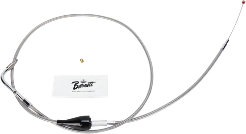 BARNETT - 102304100406 - Stainless Steel Idle Cable - +6" - '96-'01 Touring