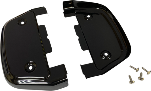 DRAG SPECIALTIES - 1621-1000 - Passenger Floorboard Cover - Black - FL