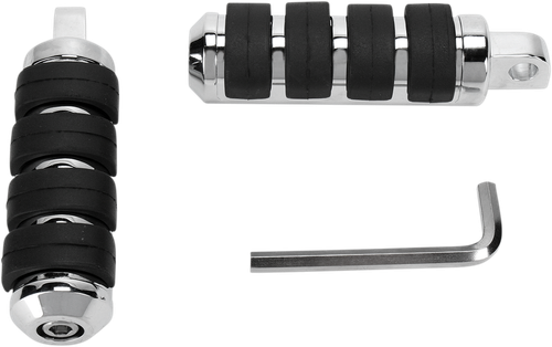 DRAG SPECIALTIES - 1622-0146 - Foot Pegs - Chrome - XL