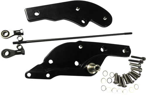 DRAG SPECIALTIES - 1622-0554 - Forward Control Extensions - 3" Forward - Black - FL/FX