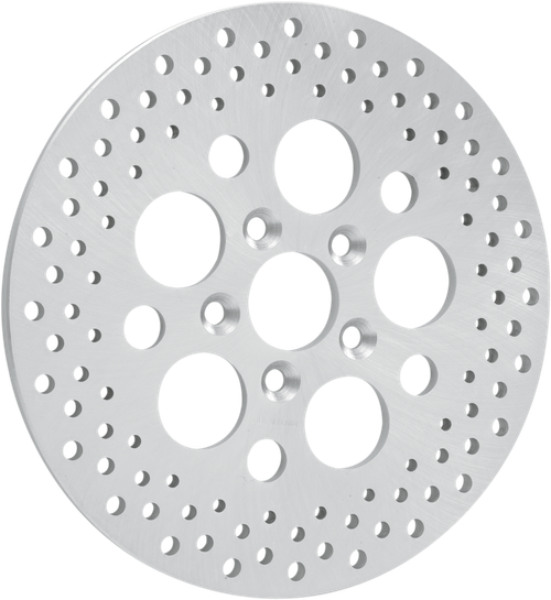 DRAG SPECIALTIES - 1710-1064 - Drilled Brake Rotor - Rear - 11.875" - Touring