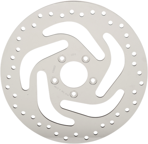 DRAG SPECIALTIES - 1710-3048 - Drilled Brake Rotor - Front - 11.8" - Softail/Sporster