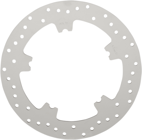 DRAG SPECIALTIES - 1710-3155 - Drilled Brake Rotor - Front - 11.8" - Dyna/V-Rod