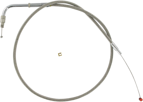 BARNETT - 1023030010 - Stainless Steel Throttle Cable - '99-'13 Softail