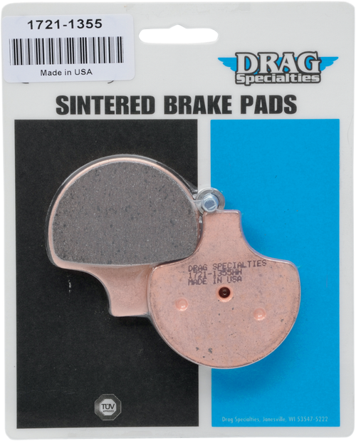 DRAG SPECIALTIES - 1721-1355 - Sintered Metal Brake Pads - Harley-Davidson