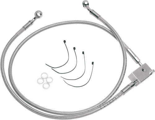 DRAG SPECIALTIES - 1741-0175 - Brake Line - Extended - +2"