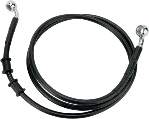 DRAG SPECIALTIES - 1741-2894 - Brake Line - Front (Upper) - Black