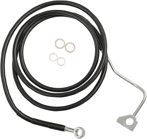DRAG SPECIALTIES - 1741-3988 - Brake Line - Front (Upper) - Black