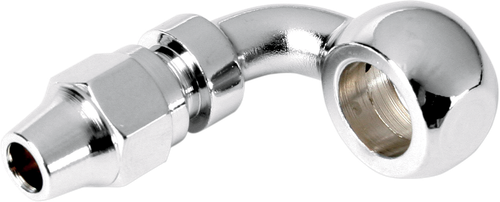 DRAG SPECIALTIES - 1742-0106 - Banjo Fitting - 3/8"/10mm - 90 Degree