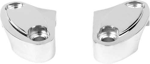 DRAG SPECIALTIES - 1803-7506 - Handlebar Riser Clamp - Two-Piece - Chrome