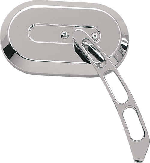 DRAG SPECIALTIES - 1901-6232 - Mirror - Side View - Oval - Chrome - Left - Each