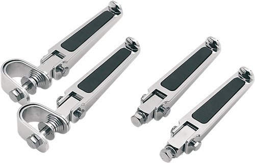 DRAG SPECIALTIES - 1904-6452 - Bolt-On Foot Pegs - Rubber Inlay