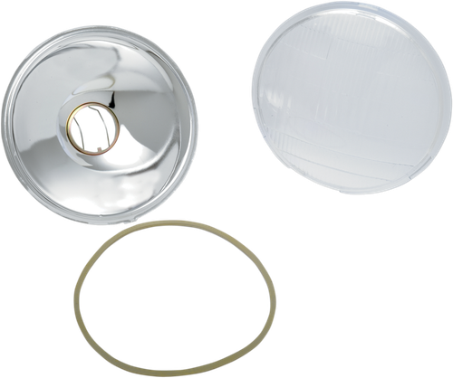 DRAG SPECIALTIES - 2001-0055 - Replacement 6-1/2" Headlight Glass