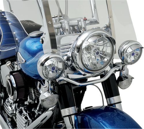 DRAG SPECIALTIES - 2001-0370 - Visor for 4 1/2" Headlight - Chrome