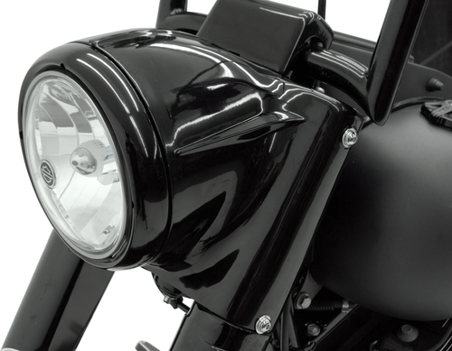 DRAG SPECIALTIES - 2001-1482 - 7" Nacelle Headlight Kit - Black