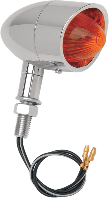 DRAG SPECIALTIES - 2040-0279 - Mini Retro-Style Marker Light - Amber/Red