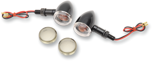 DRAG SPECIALTIES - 2040-1040 - Mini-Duece Marker Light Kit - Clear/Smoke