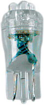 DRAG SPECIALTIES - 2060-0008 - Mini Wedge LED Bulbs - Blue